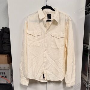 RSQ Off-White Lightweight Shirt Jacket